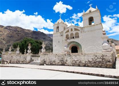 San Pedro de Alcantara Church in Cabanaconde, Peru&#xA;&#xA;