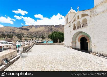 San Pedro de Alcantara Church in Cabanaconde, Peru&#xA;&#xA;