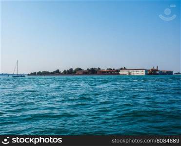 San Servolo island in Venice HDR. HDR The San Servolo island in Venice, Italy