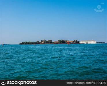 San Servolo island in Venice HDR. HDR The San Servolo island in Venice, Italy