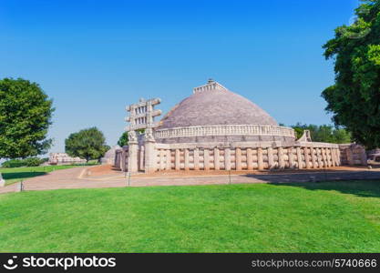 Sanchi Stupa is located at Sanchi Town, Madhya Pradesh state in India