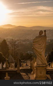 Sanctuary of Bom Jesus do Monte (also known as Sanctuary of Bom Jesus de Braga) is located in Tenoes parish, in the city, county and district of Braga, Portugal.