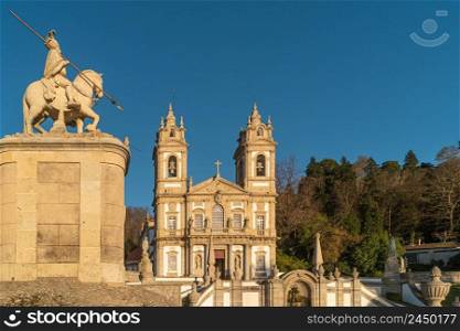 Sanctuary of Bom Jesus do Monte  also known as Sanctuary of Bom Jesus de Braga  is located in Tenoes parish, in the city, county and district of Braga, Portugal