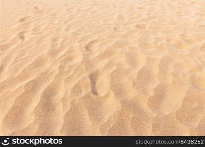 Sand beach background and texture pattern with space.