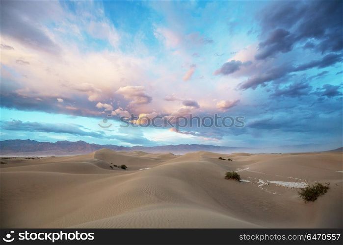 Sand dunes in California. Sand dunes in Death Valley National Park, California, USA