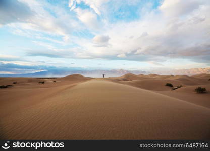 Sand dunes in California. Sand dunes in Death Valley National Park, California, USA