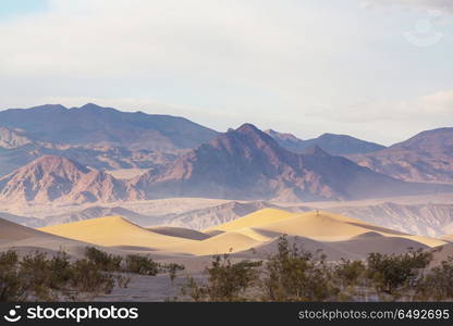 Sand dunes in California. Sand dunes in Death Valley National Park, California, USA