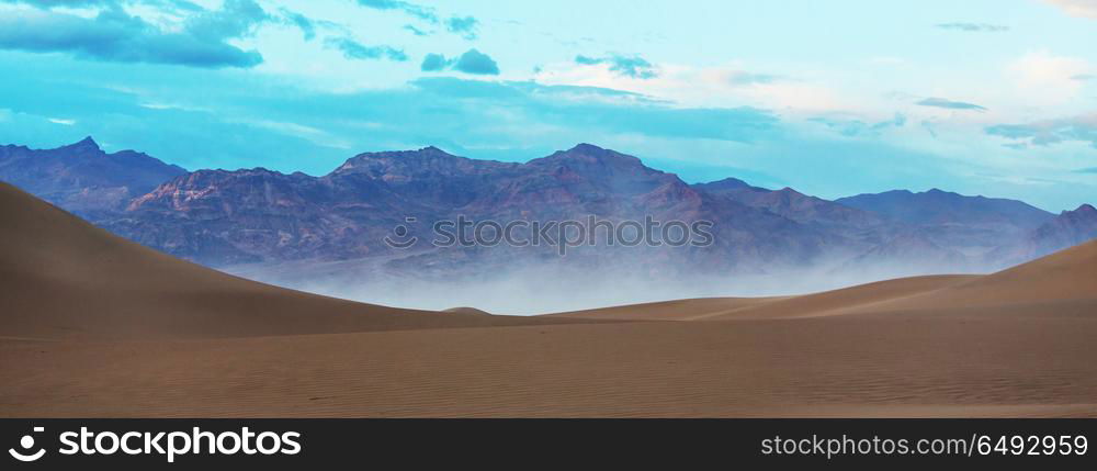 Sand dunes in California. Sand dunes in Death Valley National Park, California, USA