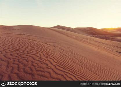 Sand dunes in Death Valley National Park, California, USA