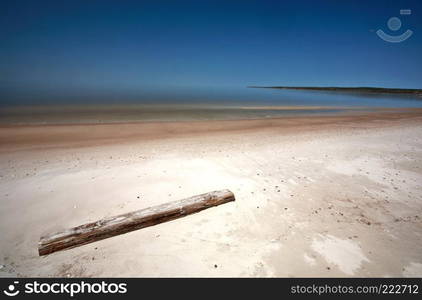 Sand flats along shore of Lake Winnipeg