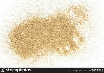 sand isolated on a white background