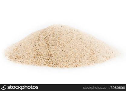 sand isolated on white