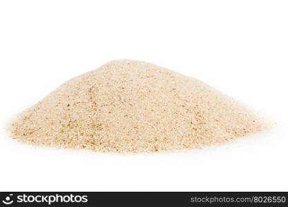 sand isolated on white