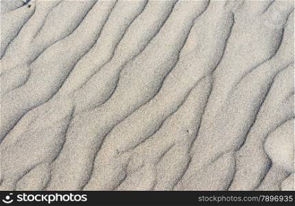 sand ripples waves on the beach