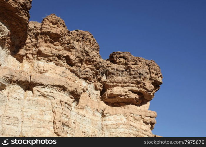 Sandstone cliff, Atlas mountain