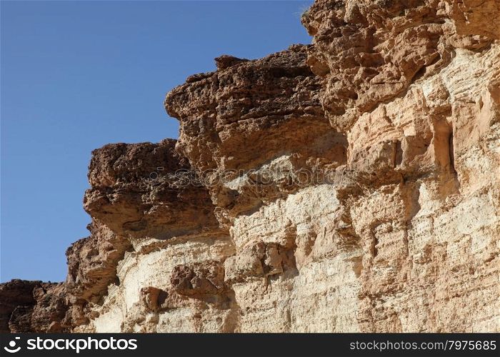 Sandstone cliff, Atlas mountain