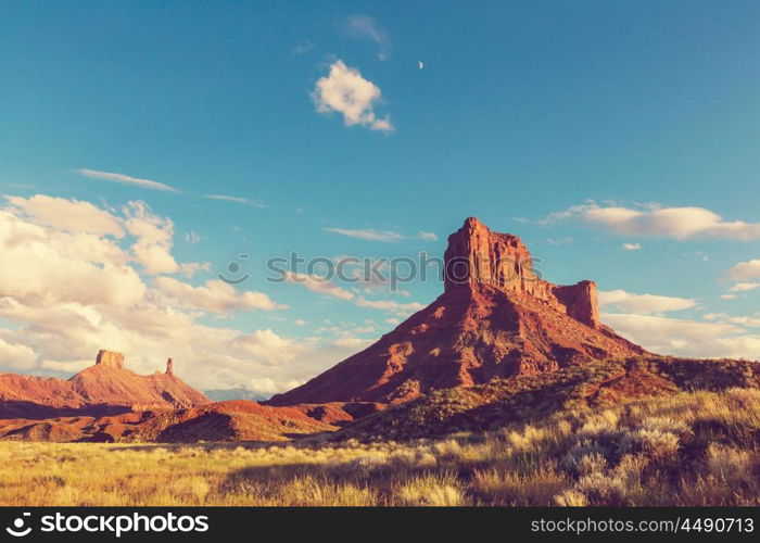 Sandstone formations in Utah, USA