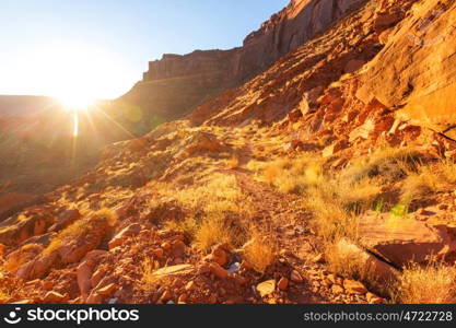 Sandstone formations in Utah, USA