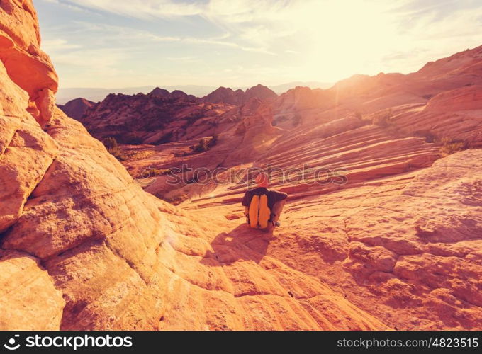 Sandstone formations in Utah, USA