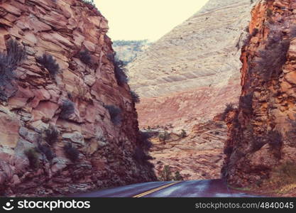 Sandstone formations in Utah, USA