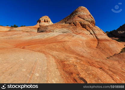 Sandstone formations in Utah, USA.