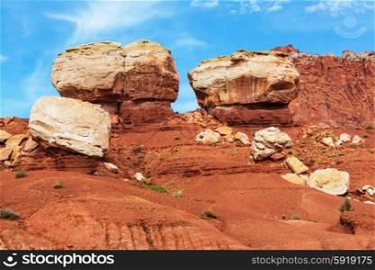 Sandstone formations in Utah, USA.