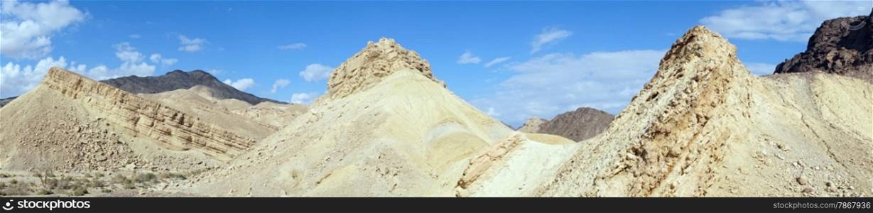 Sandstone mountain near Eilat in Israel