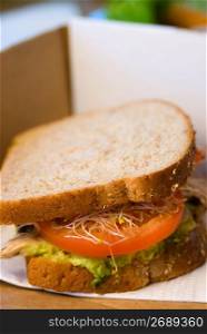 Sandwich, close-up