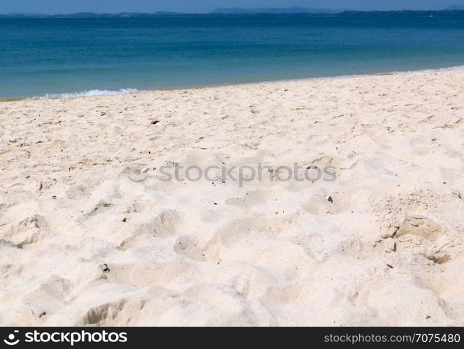 Sandy tropical beach