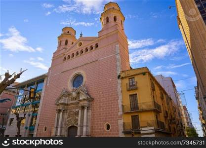 Sant Agusti church in Tarragona at Rambla Vella street of Catalonia