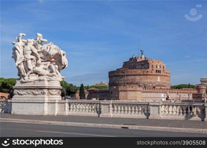 Sant Angelo Castle in Rome, Italy