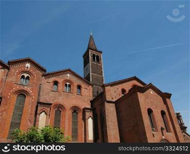 Sant Eustorgio church, Milan. Basilica of Sant Eustorgio in Milan, Italy