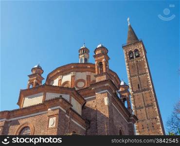 Sant Eustorgio church Milan. Basilica of Sant Eustorgio in Milan Italy