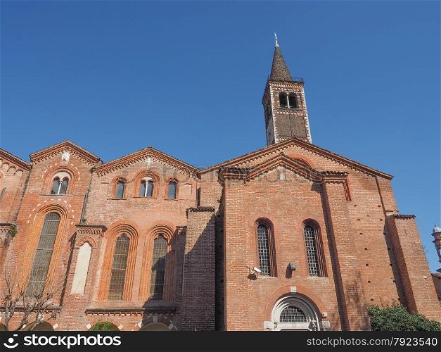 Sant Eustorgio church Milan. Basilica of Sant Eustorgio in Milan Italy