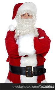 Santa Claus a over white background