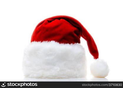 Santa claus hat isolated over white