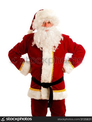 Santa Claus isolated over white