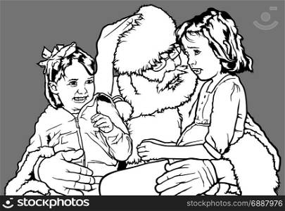Santa Claus with Kids