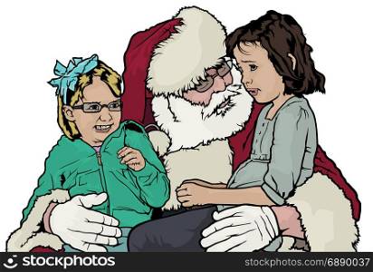 Santa Claus with Kids