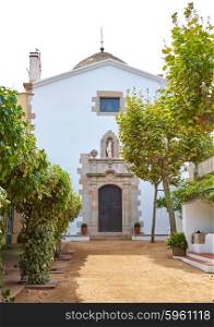 Santa Cristina Ermita hermitage in Lloret de Mar at Costa Brava of Catalonia Spain