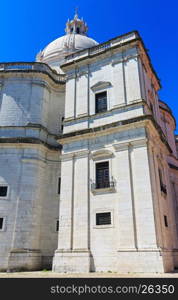 Santa Engracia Church, National Pantheon (17th-century) outdoor view in Lisbon, Portugal.