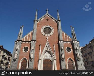Santa Giulia parish church in Turin, Italy. Santa Giulia church in Turin