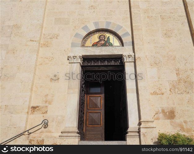 Santa Maria cathedral in Cagliari. Santa Maria (meaning Saint Mary) cathedral church in Castello quarter in Cagliari, Italy