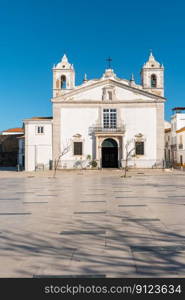 Santa Maria Church in Lagos in the Algarve in Portugal