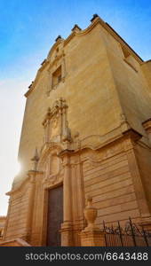 Santa Maria church in Xativa also Jativa of Valencia at Spain