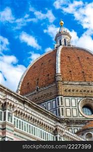 Santa Maria del Fiore in Florence in a summer day, Italy