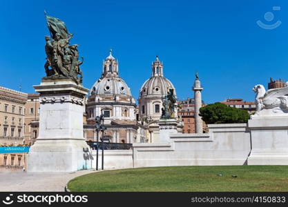 Santa Maria di Loreto and Vittoriano