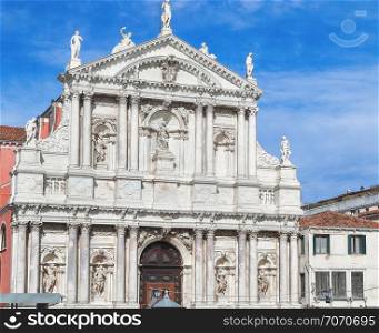 Santa Maria di Nazareth Church,church facade in Venice