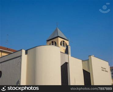 Santa Monica Church Turin. Parrocchia di Santa Monica parish church in Turin Italy