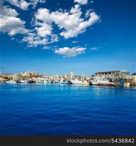 Santa Pola port marina in Alicante Valencia Province of Spain